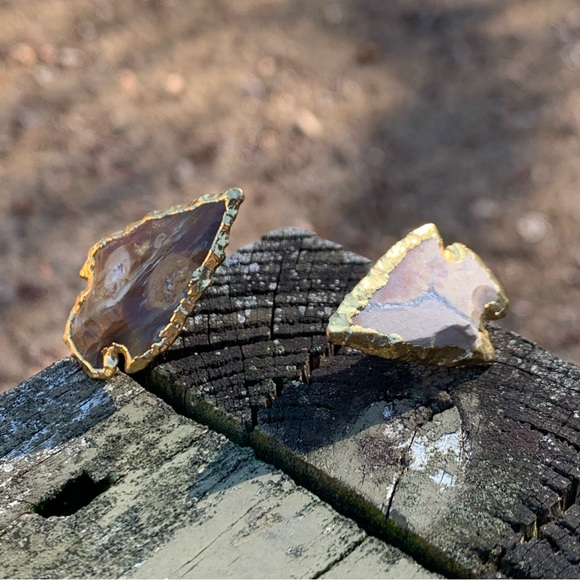 Double Arrow Head Bangle Cuff Bracelet - Picture 5 of 13